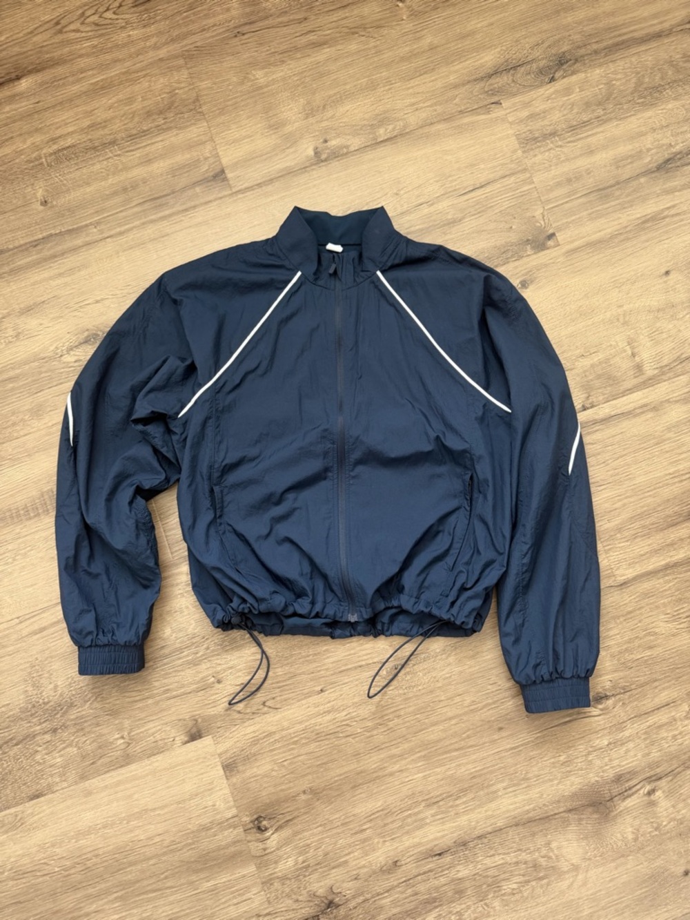 lululemon athletica Navy Jacket with White trim